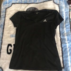 All black medium adidas shirt